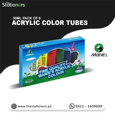 Marie's 6 Acrylic Tube Set The Stationers